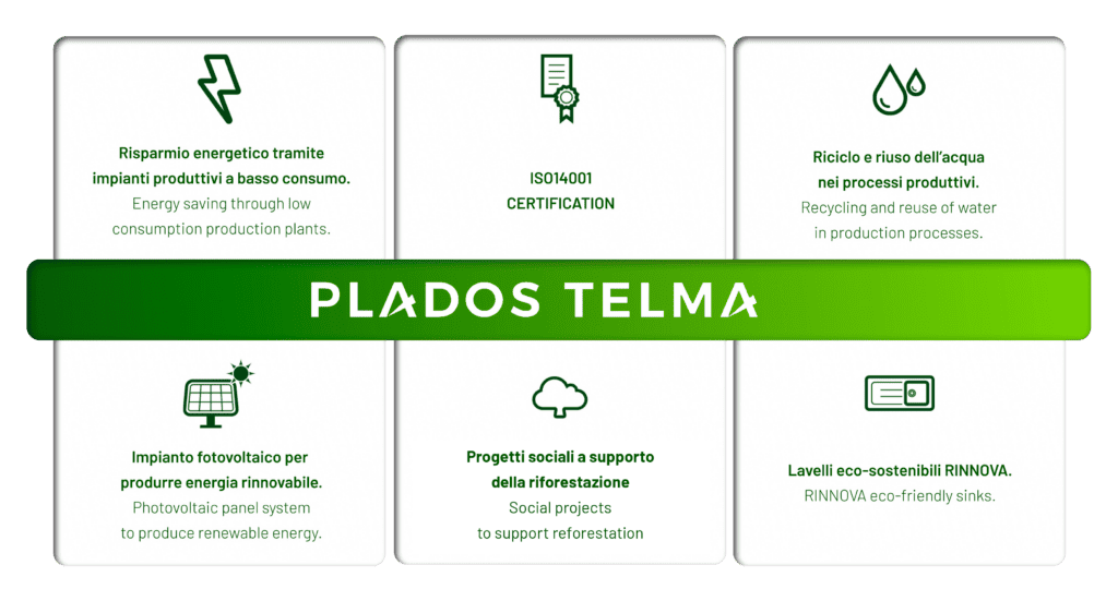 Plados Telma 节能认证one 生态可持续性。